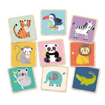 Auzou Drewniane memory Zwierzęta 78217