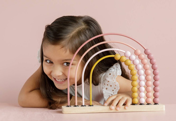 Little Dutch Liczydło metalowe Róż LD7031