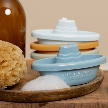 Little Dutch Zestaw 4 łódeczek do zabawy Blue Niebieski 2007436