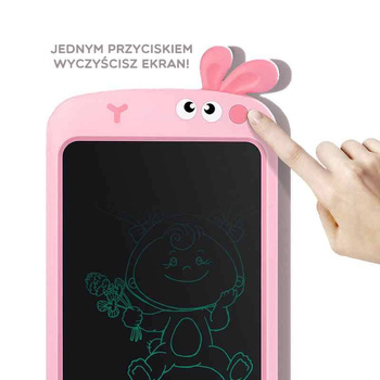 WOOPIE Tablet Graficzny 10.5" Świnka dla Dzieci do Rysowania Znikopis + Rysik 41229