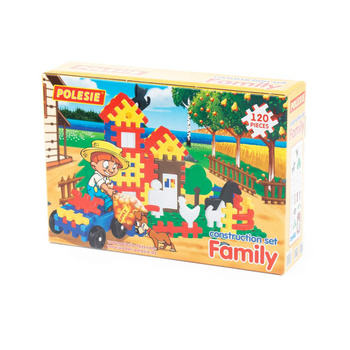 Polesie - Wader Klocki Rodzinka Wafle 120 elementów 4826