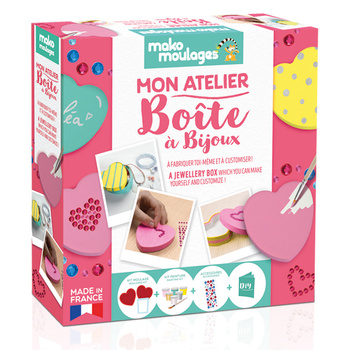 Mako Creations Zestaw Szkatułka Na Biżuterię 39054 Gipsowe Figurki dla Dzieci