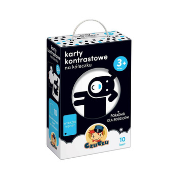 CzuCzu Karty kontrastowe na kółeczku 3333