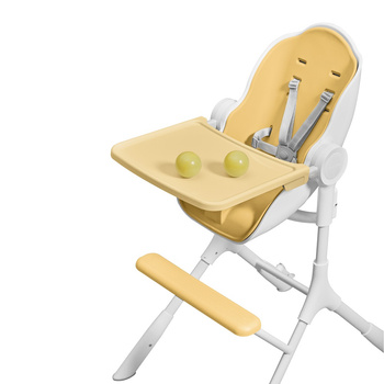 Krzesełko leżaczek do karmienia z regulacją wysokości kolor Żółty Cocoon Z, ORIBEL lekkie i nowoczesne