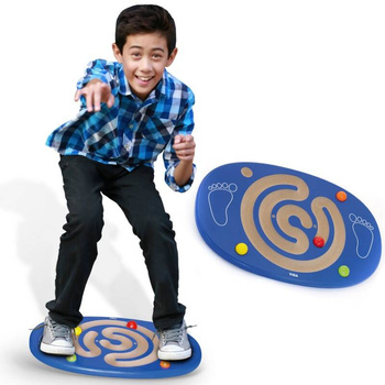 Viga Sensoryczna Drewniana Deska do balansowania z labiryntem 50668