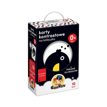 CzuCzu Karty kontrastowe na kółeczku 3333