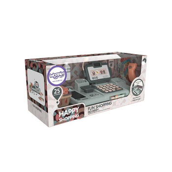WOOPIE Kasa Sklepowa dla dzieci Skaner Waga Mikrofon + 25 akcesoriów 28781