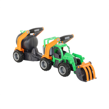 Polesie - Wader GripTrucks Traktor-Ładowarka z cysterną 48424