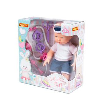Polesie - Wader Jolly Baby Doll Wesoły Bobas 35cm Zestaw Lekarz Wizyta u Doktora 78353