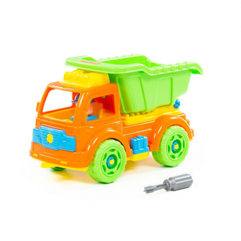 Polesie - Wader Samochód Wywrotka 27 elementów Klocki + Śrubokręt 73006