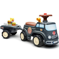 Falk Jeździk Food Truck z Przyczepką, Hamburgerami i Otwieranym Siedziskiem od 1 Roku 707c