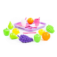 Polesie - Wader Zestaw Piknikowy Owoce z naczyniami i tacą 46970