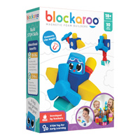 BLOCKAROO ZESTAW SAMOLOT 10 elementów KLOCKI 301002