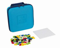 Klocki Mini Mix 100 sztuk + podróżna walizka na suwak Plus Plus 7012