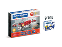 CLICFORMERS Straż Pożarna 7w1 73 elementy KLOCKI 802003 + GRATIS CLICFORMERS Craft Set Blue 25 elementów