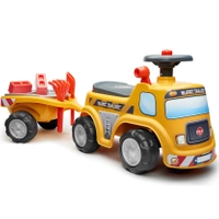 Falk Jeździk Samochód Budowniczy z Otwieranym Siedziskiem + akc. od 1 Roku 706c