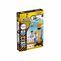 WOOPIE Dźwig Żuraw Zdalnie Sterowany 103 cm R/C Ciężarówka Koparka + 4 Akcesoria  30678