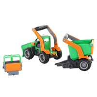 Polesie - Wader GripTrucks Traktor komunalny z naczepą 48400