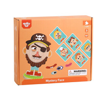 TOOKY TOY Tajemnicza Twarz Zgadywanka Gra Puzzle