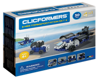 CLICFORMERS Transportowce 4w1 30 elementów KLOCKI  804002