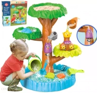 WOOPIE Stolik Wodny 2w1 Piaskownica Wesołe Drzewko 8 akc. 45814