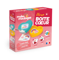 Mako Creations Zestaw Szkatułka-Serce Gipsowe Figurki dla Dzieci 39094