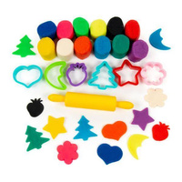 Polesie - Wader GenioKids Cisto Plastelina Zestaw Masy Plastycznej 12 Kolorów + Akcesoria TA1068