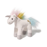 Maskotka Jednorożec z dźwiękiem Gund  15,5 cm kolor biało-tęczowy 715319